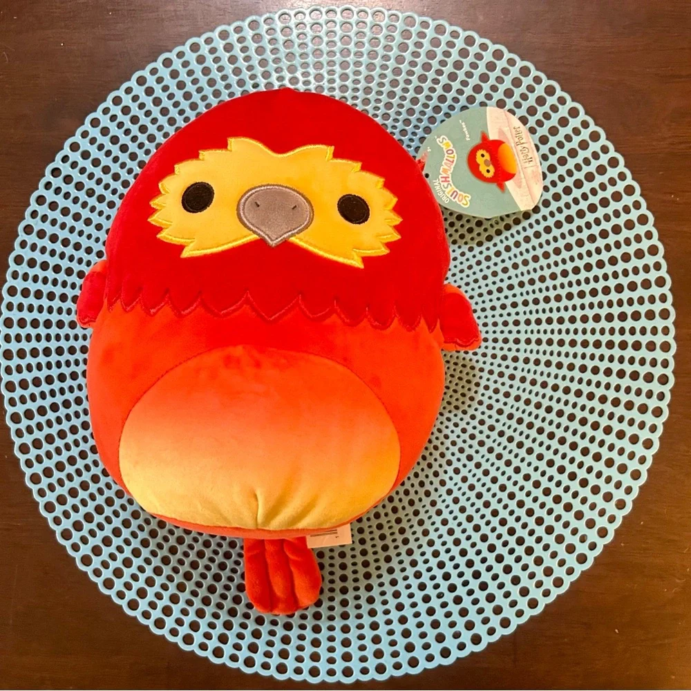 Squishmallows 8” Inch Fawkes The Phoenix Harry Potter Red Bird, w/ Tags